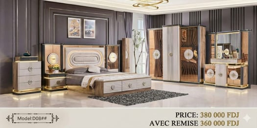 Chambres à coucher modernes complètes collection 2026