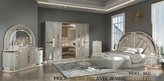 Chambres à coucher modernes complètes collection 2026