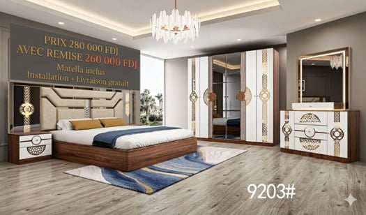 Chambres à coucher modernes complètes collection 2026