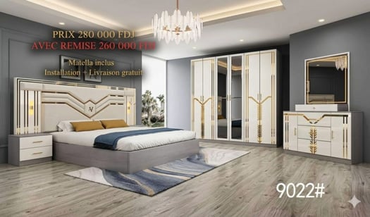 Chambres à coucher modernes complètes collection 2026