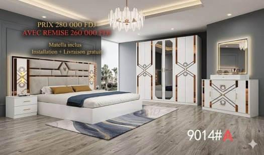 Chambres à coucher modernes complètes collection 2026