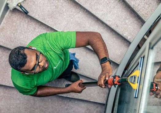 Services de nettoyage, transport, peinture et lutte contre les insectes