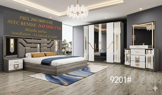 Chambres à coucher de luxe modernes avec livraison offerte
