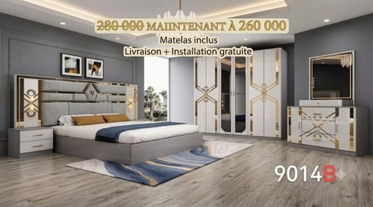 Chambres à coucher de luxe modernes avec livraison offerte