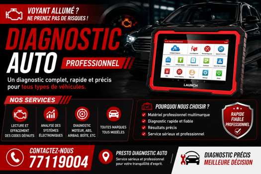 Diagnostic automobile professionnel multimarque
