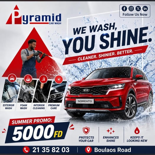 Lavage auto professionnel complet avec soin premium à Boulaos