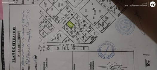 Terrain 150 m² avec fondations, titre foncier à Balbala 6