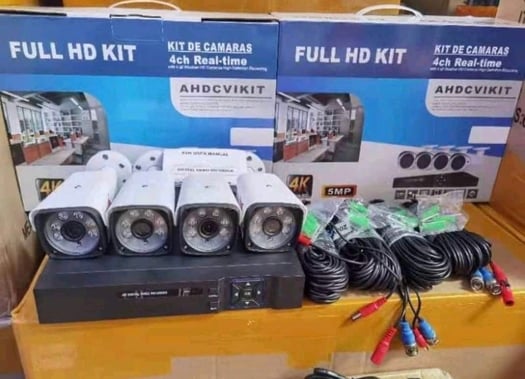 Caméras de surveillance HD avec accès à distance pour sécurité