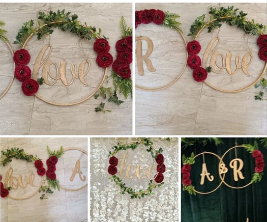 Décoration murale R*A et LOVE disponible
