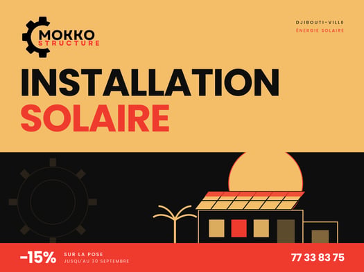 Installation solaire complète avec devis gratuit à Djibouti-ville