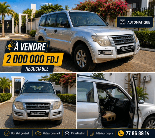 Mitsubishi Pajero boîte automatique, robuste et entretenu