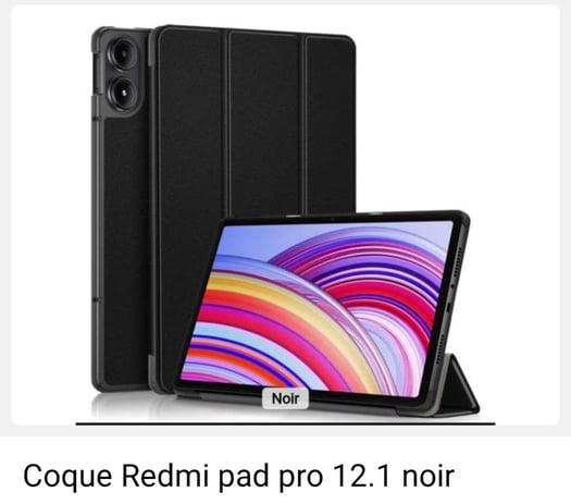 Redmi Tab Pro 5G 250 Go RAM 8+8 avec coque, comme neuf