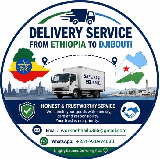 Service de livraison sécurisé entre Éthiopie et Djibouti