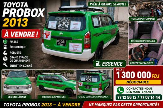 Toyota Probox 2014, essence, en bon état