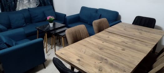 Ensemble mobilier complet salon+ table a manger et canapé yéménite