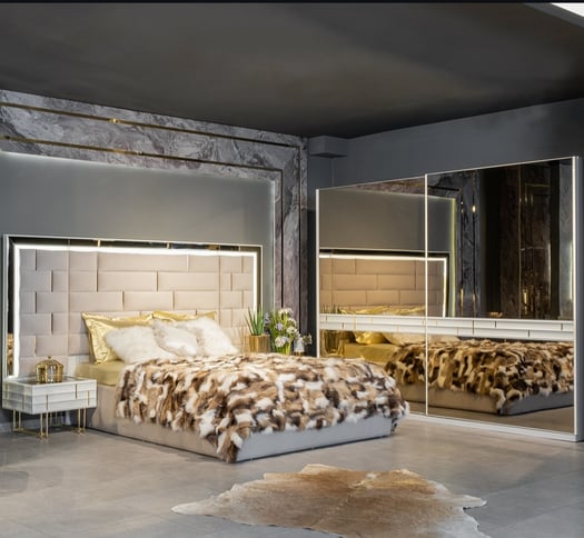 Chambre à coucher neuve avec matelas made in Turquie