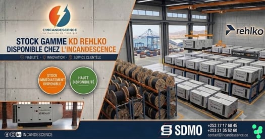 Groupe électrogène KD Rehlko disponible en stock