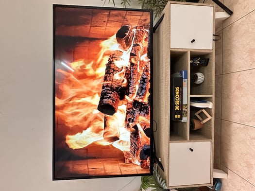 Téléviseur 55 pouces avec meuble TV
