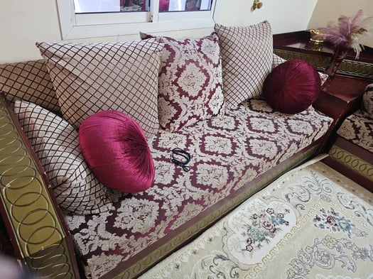 Salon marocain traditionnel Living en bont état