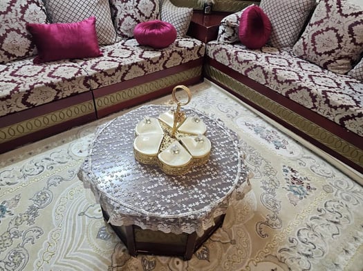 Salon marocain traditionnel Living en bont état