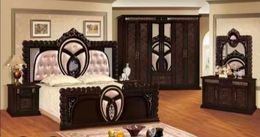 Chambre à coucher complète en bois dur de Turquie