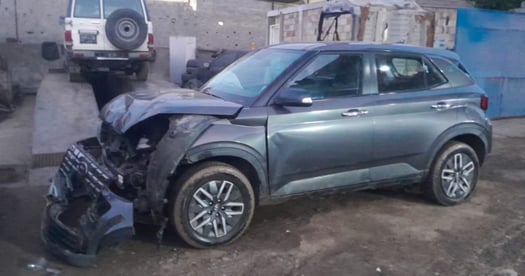 Hyundai Venue 2024 turbo 1.0 T-GDi accidenté en l’état