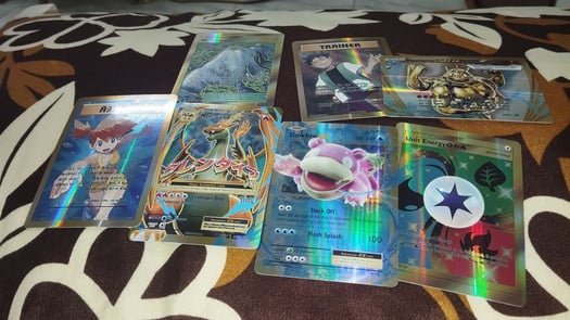 Cartes Pokémon Ultra Rares SlowbroEX CharizardEX Machamp Break