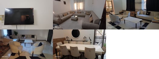 Mobilier salon marocain et salle à manger en bon état