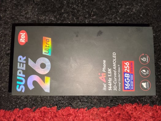 Itel Super 26 Ultra 256 Go 16 Go RAM écran AMOLED 144 Hz