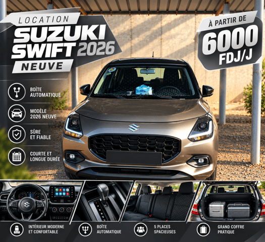 Suzuki Swift 2026 automatique climatisation full options