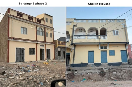 Deux maisons F4 à louer à Djibouti – Cheikh Moussa et Bawarqo 2