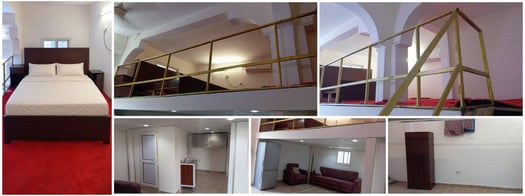 Studio avec mezzanine et salle de bain privée à Guelleh Batal