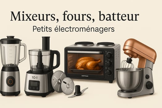 Mixeurs, fours, batteurs – Petits électroménagers tendance à prix doux