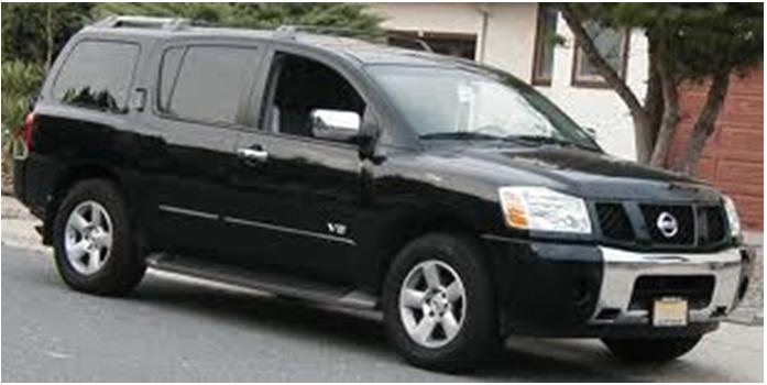 Nissan Armada VIP Car Black Color Djibouti