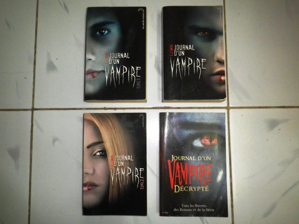 4 romans "Journal d'un vampire" à Djibouti