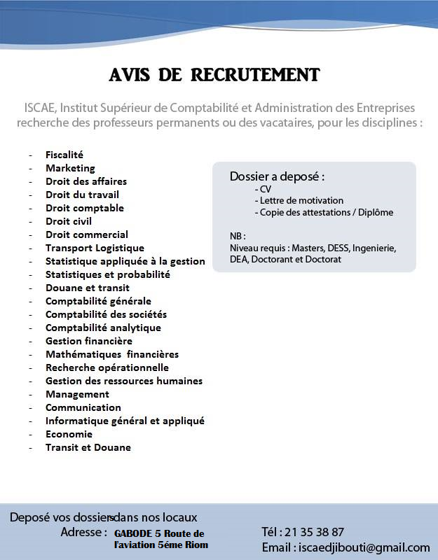 Institut Supérieur de Comptabilité et Administration des 