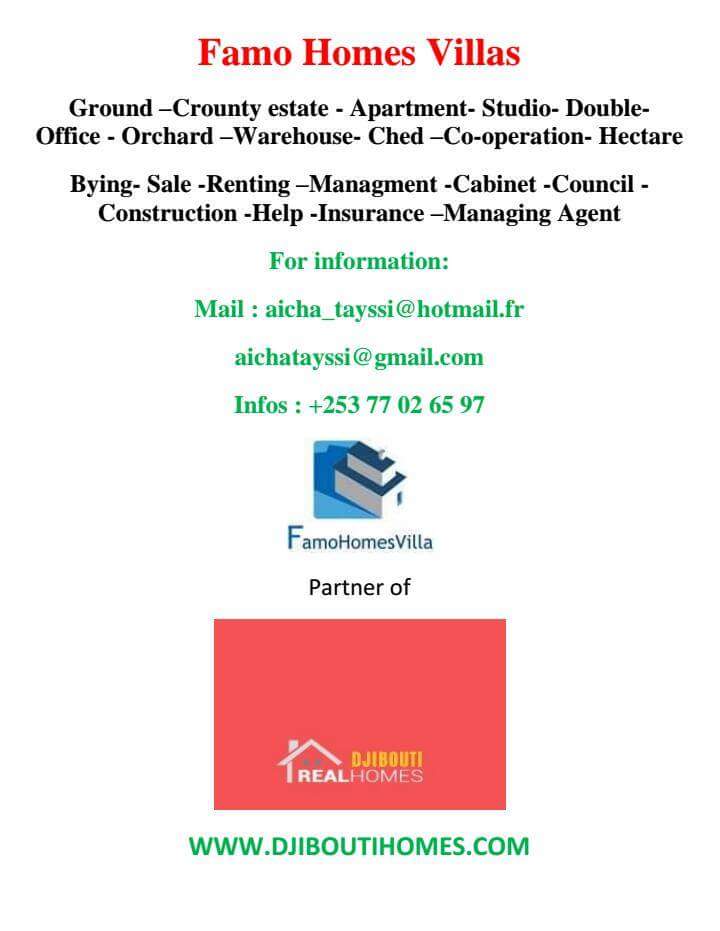 Real estate agency à Djibouti