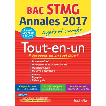 BAC STMG : Annales 2017