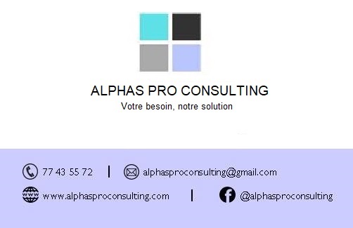 AlphasPro Consulting "Votre besoin, notre solution"