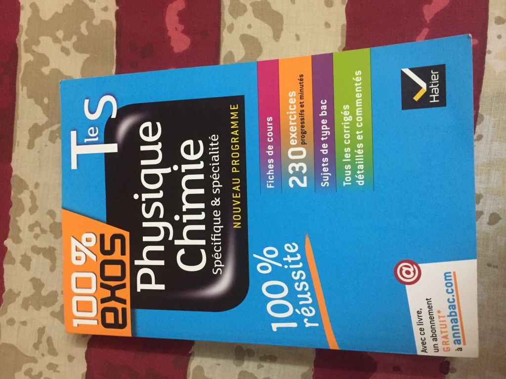 Annale de physique chimie Bac