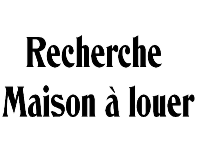 Recherche d\'une maison F3