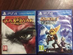 A vendre God of war 3 remastered + ratchet and Clank
