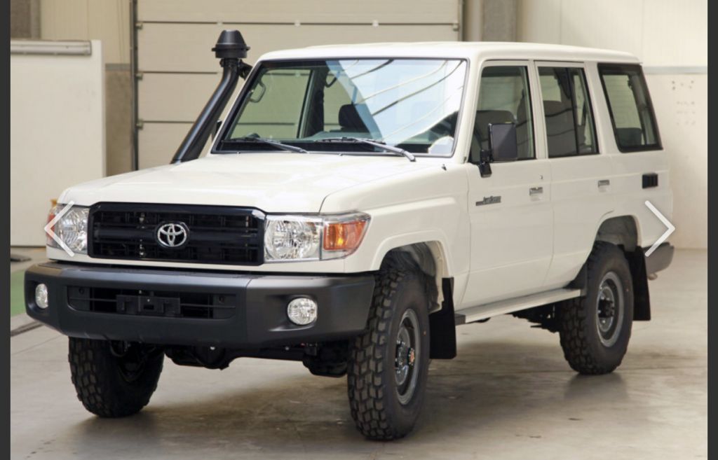 Location Toyota land cruiser