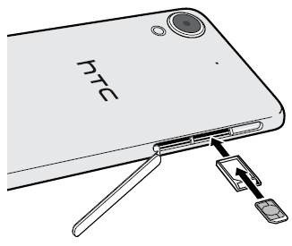 Tiroir de carte SIM HTC Desire 530
