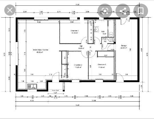Plan d\'exécution du bâtiment
