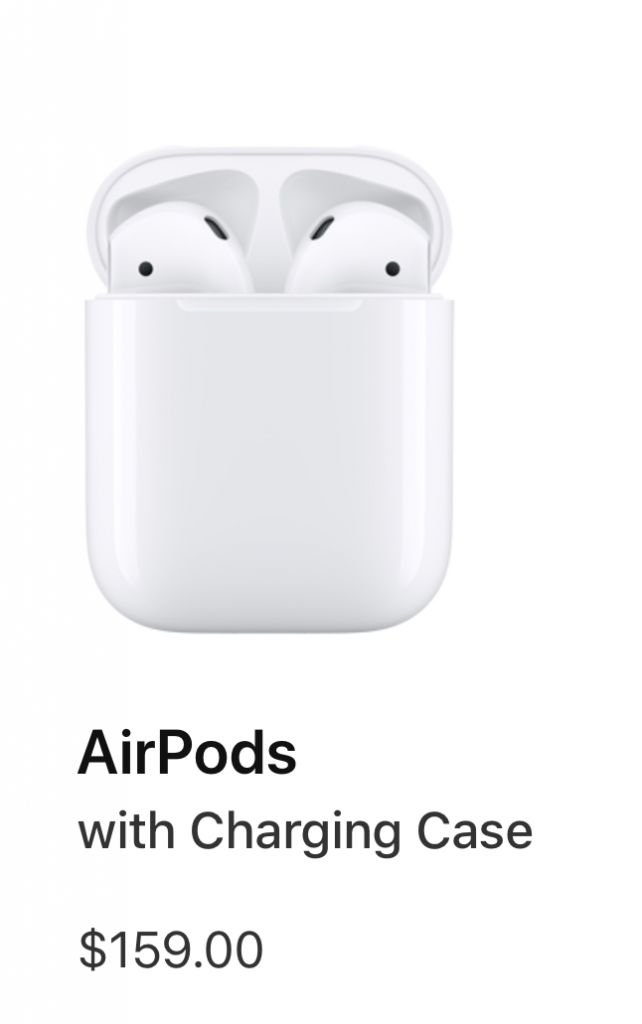 AirPod 1 Original, mais sans chargeur malheureusement .