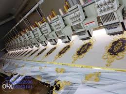 Embroidery machines 18 used head