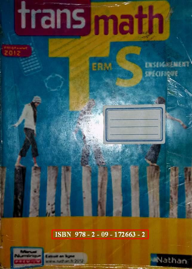 Livre de maths - TS - Spécialité