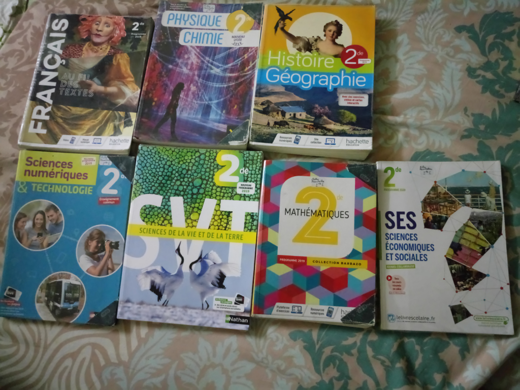 Manuels scolaires de Seconde à Djibouti