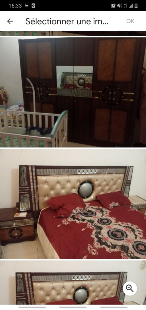 Meuble de chambre à coucher moderne turque